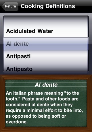 Smart Chef Cooking Definitions screenshot 2
