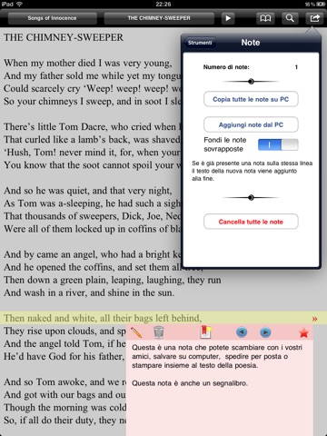 Blake: Complete poems for iPad screenshot 2
