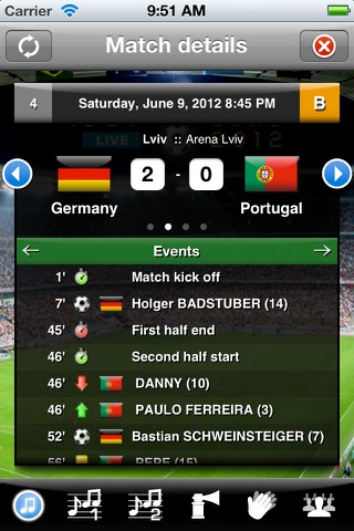 iCup HD+ Euro 2012 - FREE screenshot 2