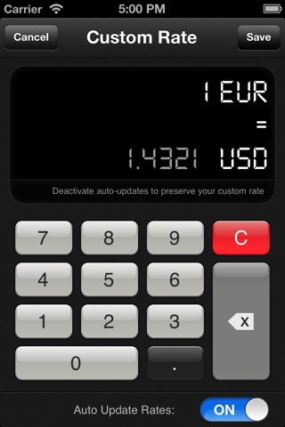 eCurrency - Currency Converter screenshot 4