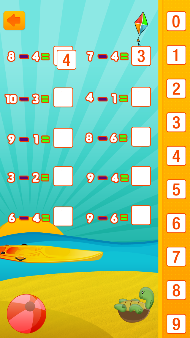Preschool Puzzle Math - Basic School Math Adventure Learning Game (Numbers Counting Addition Subtraction) for kids Screenshot 2