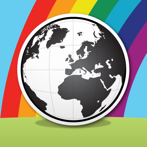 123 World HD: Talking Coloring Book for iPad (English, Spanish, French and German) icon