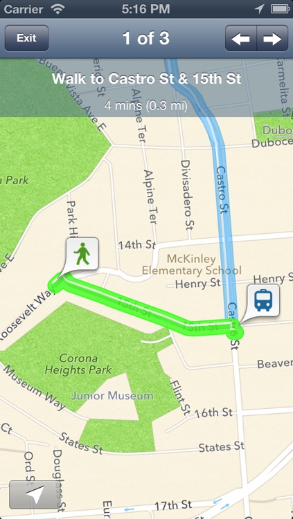 vTransit free - USA public transit search screenshot-3