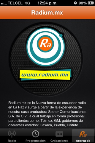 Radium screenshot 2