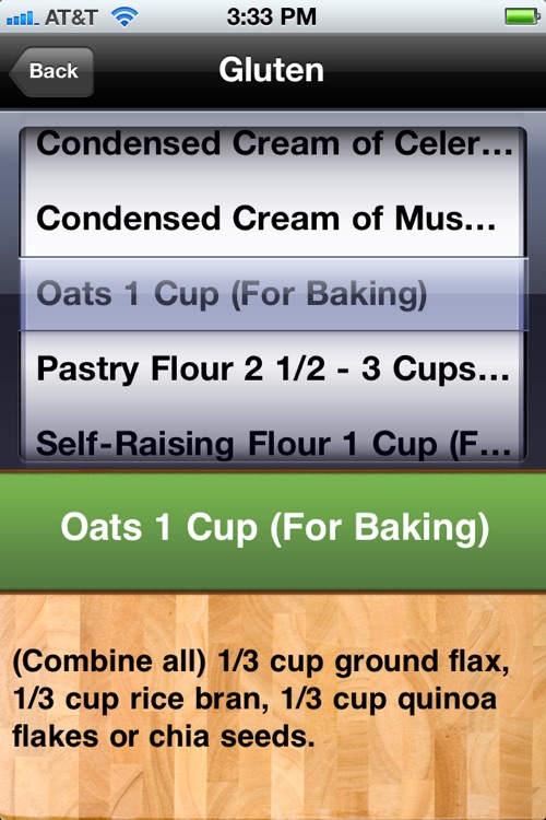 Smart Chef Substitutions
