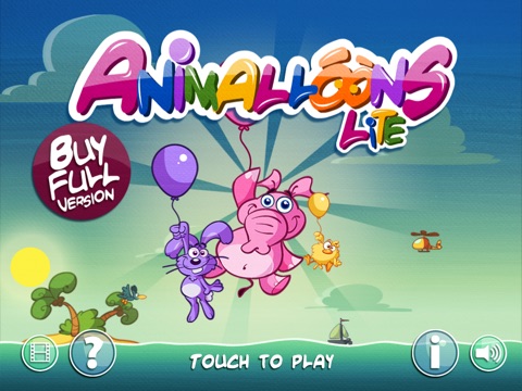 Animalloons HD Lite screenshot 2