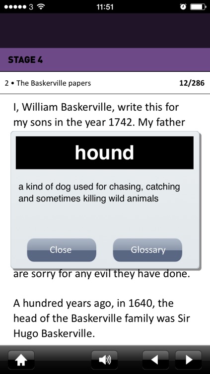 The Hound of the Baskervilles: Oxford Bookworms Stage 4 Reader (for iPhone)