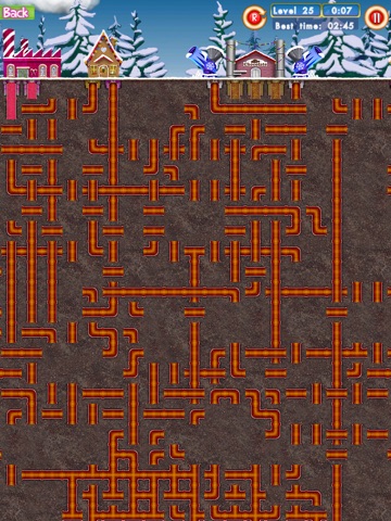 PipeRoll Winter HD screenshot 2