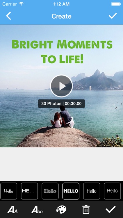 Instaflip - Create video slideshows with photos from your albums or your Instagram account