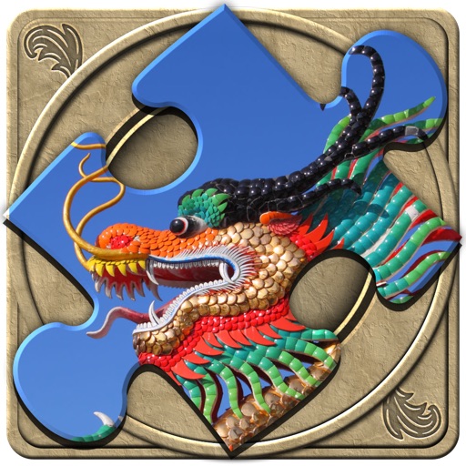 FlipPix Jigsaw - Dragons iOS App