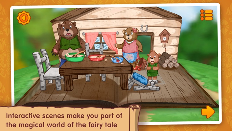 Goldilocks and the three bears: WonderBook. screenshot-4