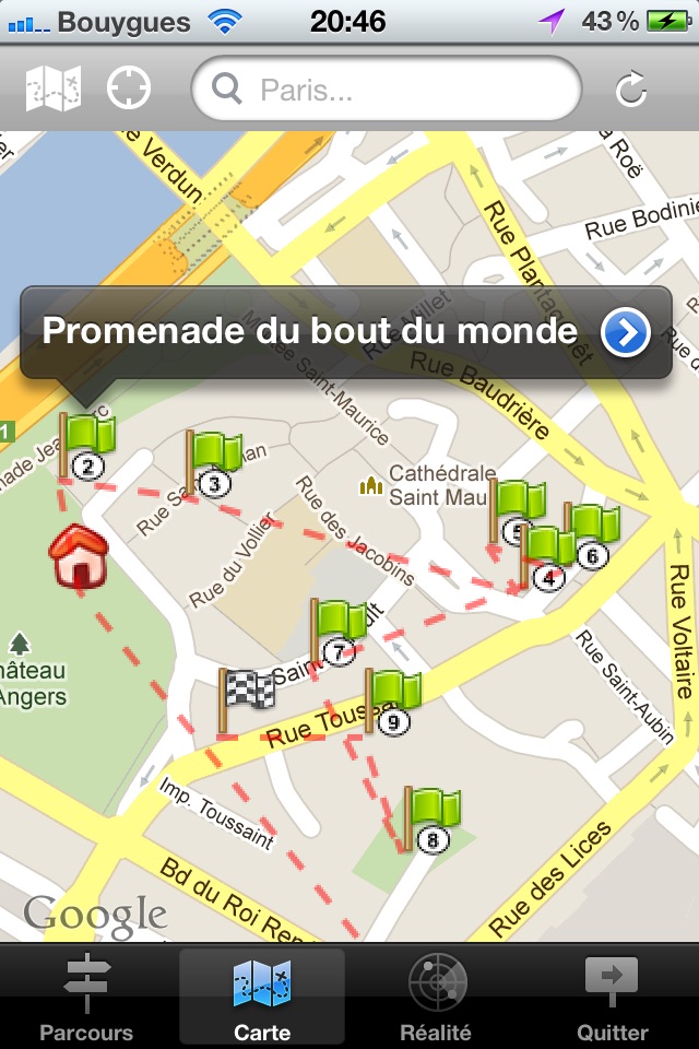 Geoquestour, parcours touristiques GPS screenshot 3