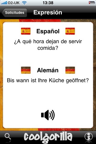 Spanish to German Talking Phrasebook screenshot-3