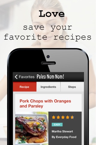 Paleo Nom Nom: Free healthy recipes made with whole foods from YumDom screenshot 2