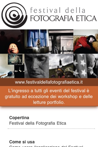 Guida ufficiale del Festival della Fotografia E... screenshot 2