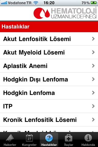 Hematoloji Uzmanlık Derneği screenshot 4