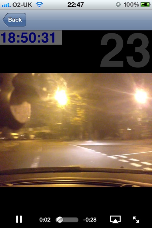 Car Blackbox - HD Video Record and Playback with Speed & Timer