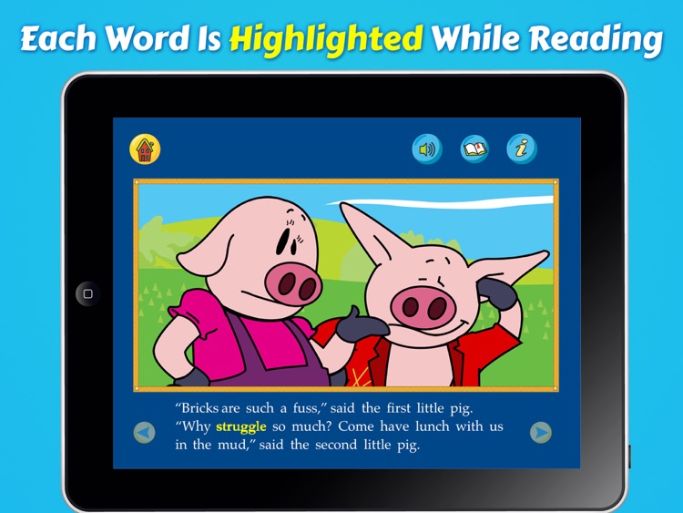 Interactive Children’s Book: Three Little Pigs – Personalized for Your Kids (English-Mandarin) screenshot-3