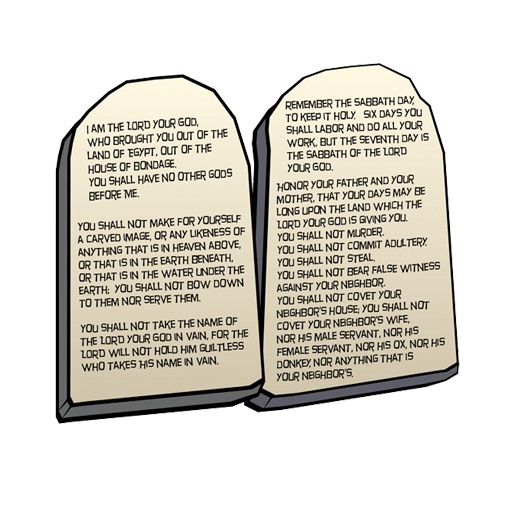 Ten Commandments icon