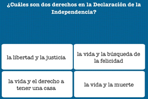 Examen de Ciudadanía (Estados Unidos) screenshot 2