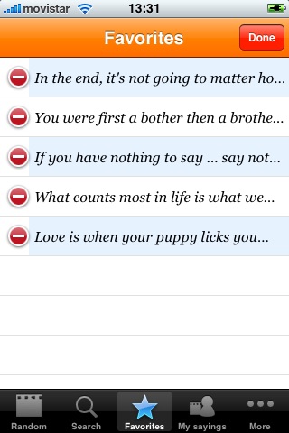 Sayings Lite screenshot 4