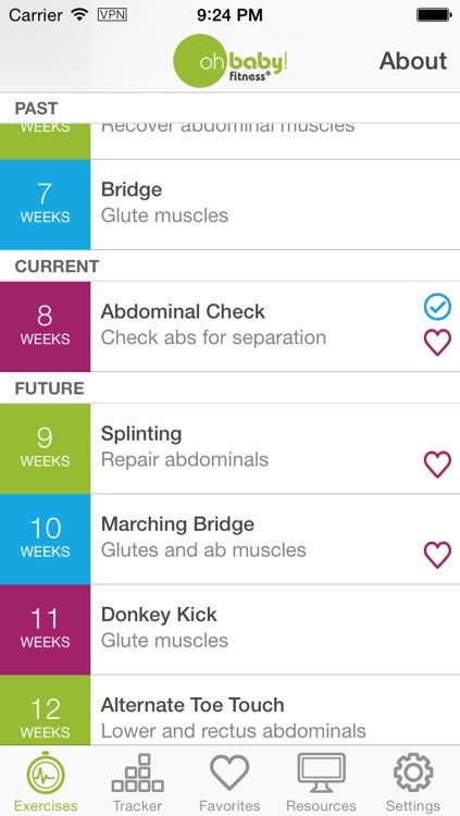 Mom & Baby Exercise - Weekly Workout