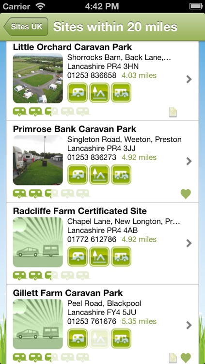 Sites UK Lite - Caravan and Camping Sites in the UK