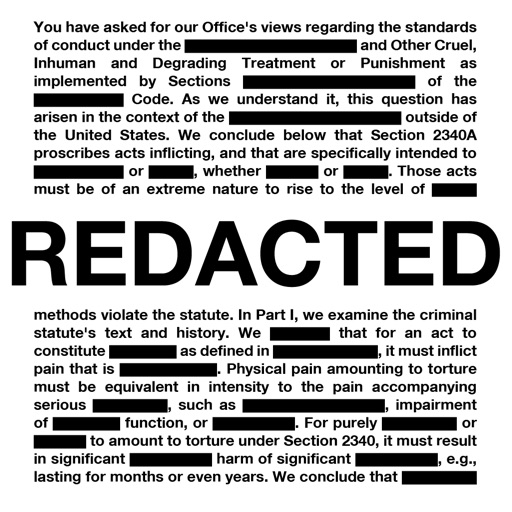 Redacted Icon
