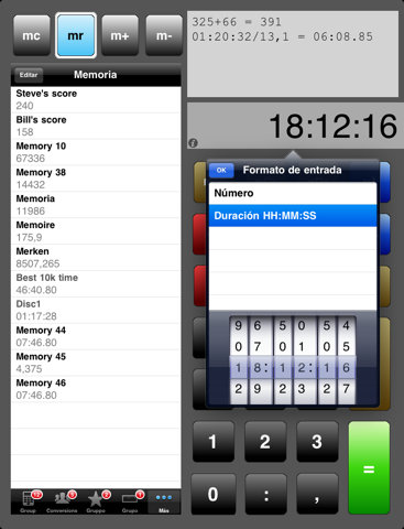 Calculator Brain for iPad screenshot 3