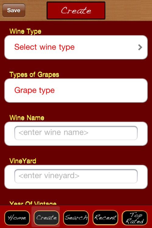 iWine Journal Lite - Save, Rate, and Share Your Wine!