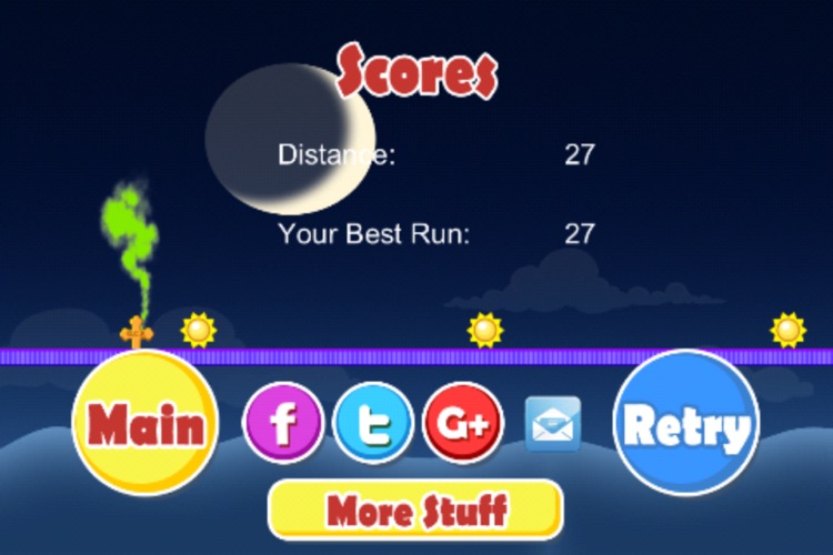 Green Cloud Runner - Free screenshot-3