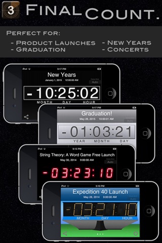 Final Count.  Your Event Countdown Timer screenshot 2