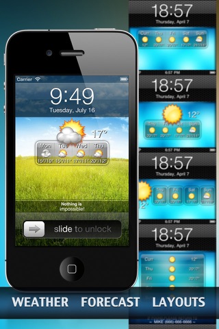 Weather Lock Screen screenshot 2