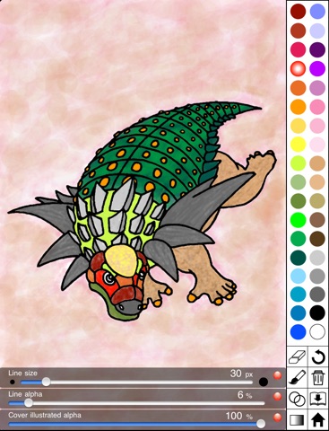 Dino super coloring book screenshot 3