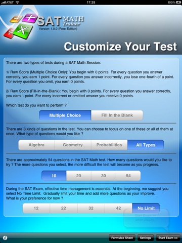 SAT Math Trainer screenshot 2