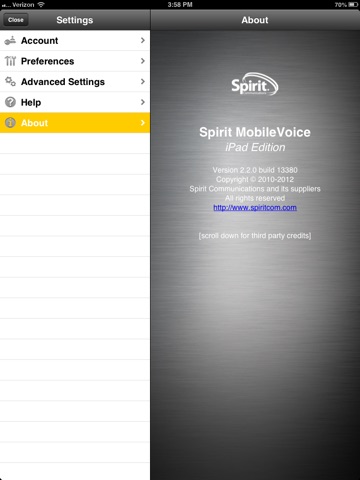 Spirit MobileVoice iPad Edition screenshot 4