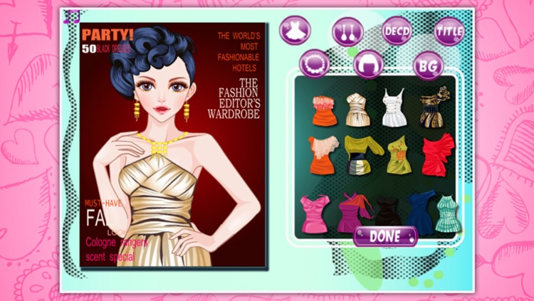 Cover girl dressup screenshot-4