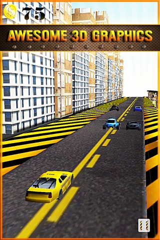Crazy Racing Taxi - Yellow Cab Turmoil Drive Road Rage screenshot 2
