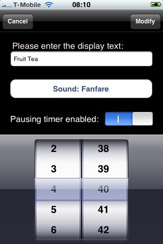 Tea Timer Lite screenshot 4