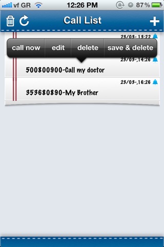 iCallYou2-Call Reminder screenshot 2