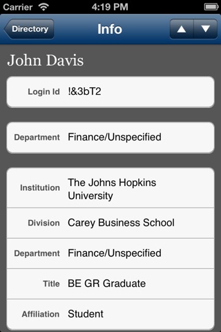 myJohnsHopkins screenshot 3