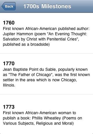 Black History Milestones screenshot 3