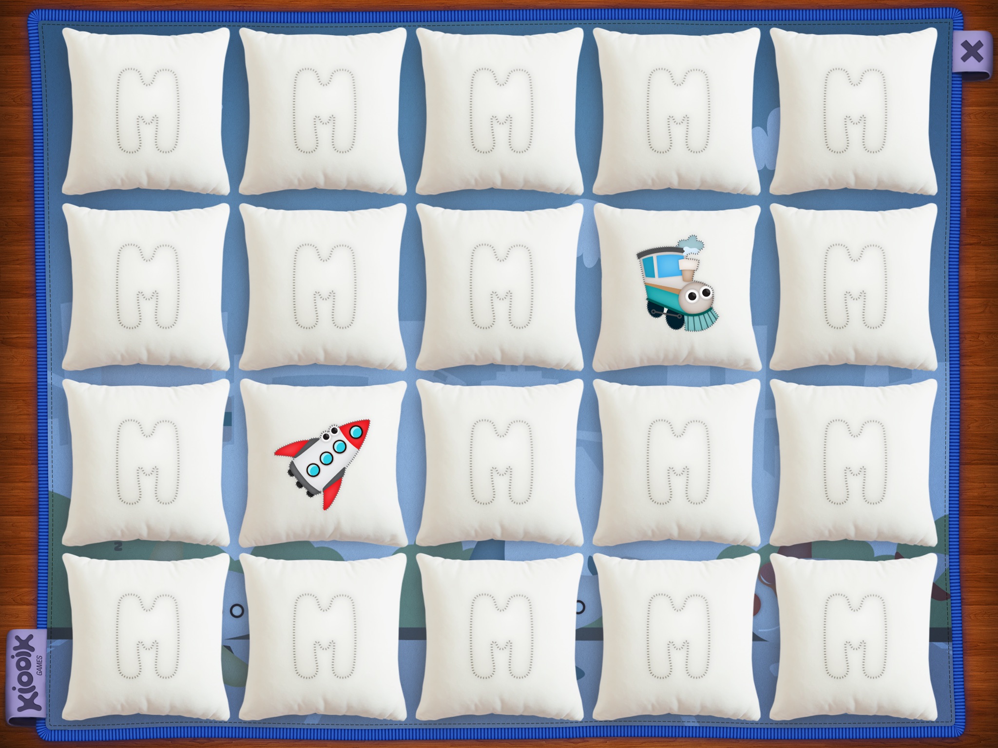 Memollow - Memory Game on Pillows for Kids screenshot 3