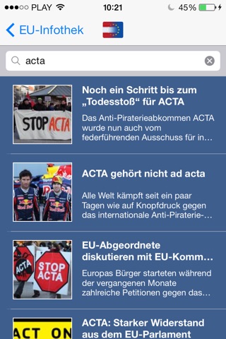EU-Infothek iPhone Edition screenshot 4