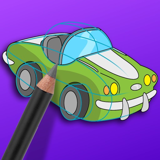 Learn to draw Cars icon