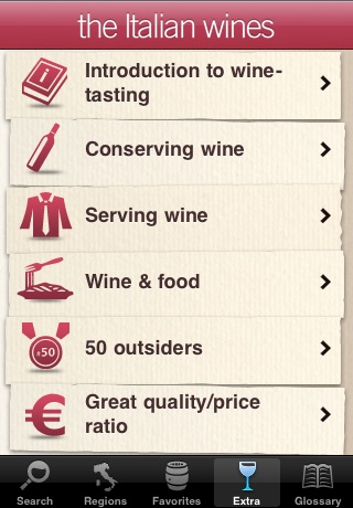 the Italian wines screenshot-3