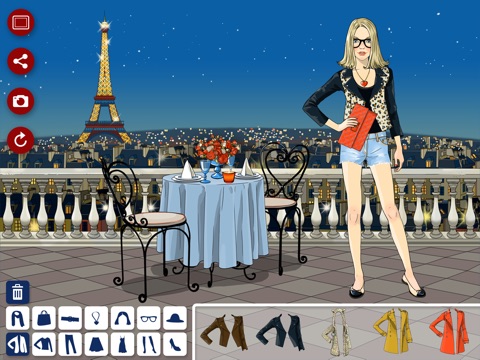 Walks in Paris Dressup and Makeover game screenshot 2