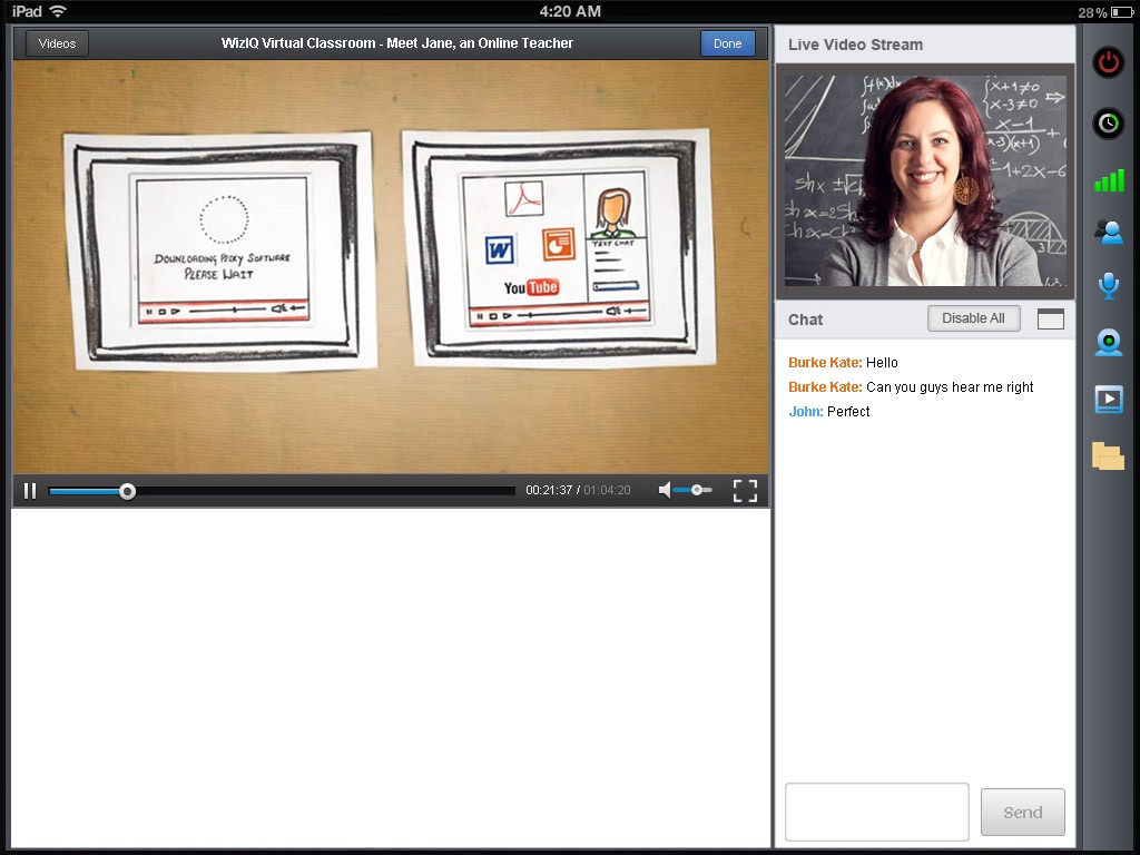 WizIQ Virtual Classroom screenshot 3