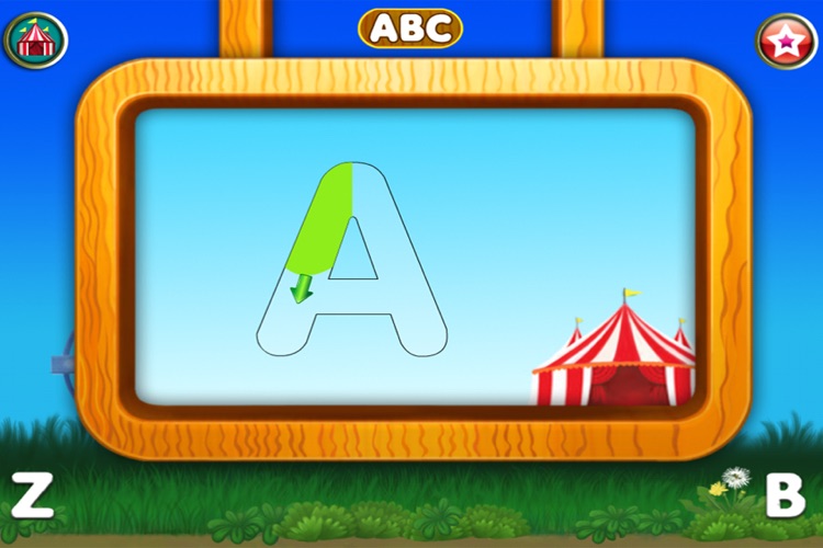 ABC Circus - Letters Handwriting & Interactive Game for Kids FREE screenshot-3
