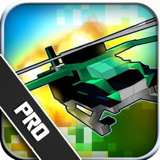 Pixel GunShip Pro: Block Ops Helicopter Warfare icon
